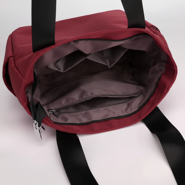 RevaCarry Large Size Red Multiple Compartments Handbag