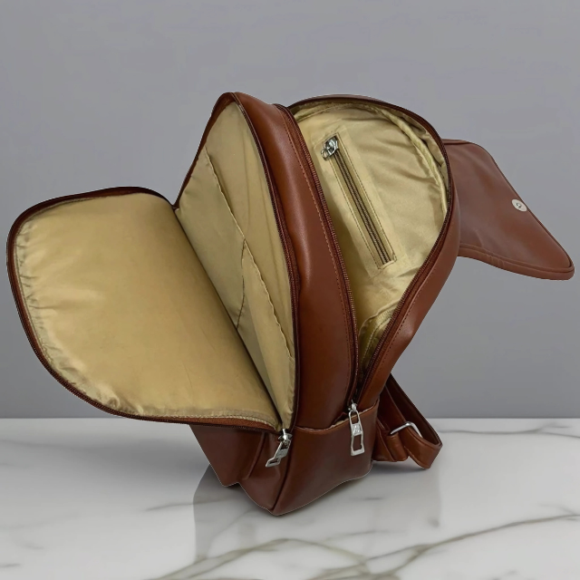 RevaCarry Waterproof Stylish Large PU Leather With Multiple Compartments Bag