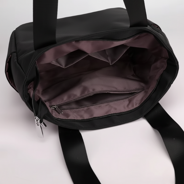 RevaCarry Large Size Black Multiple Compartments Handbag
